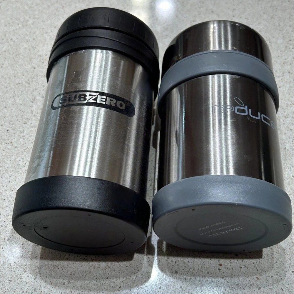 Thermal Insulated Food Jars – 2 Pack – Wide Mouth Hot/Cold Storage